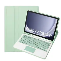 RENVMEXY - Touch Bluetooth Teclado A09B-A Verde Claro Para Samsung Tab A9 Plus