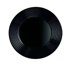 LUMINARC - Plato set x6 Bajo 25 cm Harena Negro