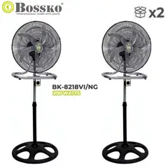 BOSSKO - PACK Ventilador metal de 5 Aspas 200W BK-8219VI/NG