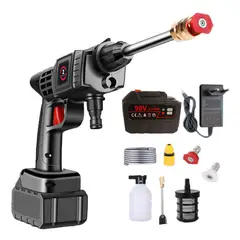 GENERICO - Hidrolavadora Portátil Recargable con bateria de 98V