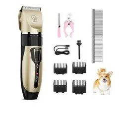 GENERICO - Kit Maquina Cortador De Pelo De Mascota Inalambrica