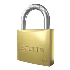 GENERICO - Candado de Seguridad de BRONCE 40mm SCOLTA