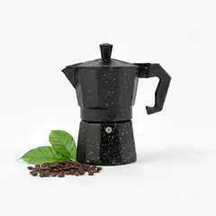 PENTHA - Cafetera Moka Italiana Espresso De 3 Tazas - 150ml Color Negro
