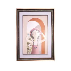 PANADECOR - Cuadro de Arte Moderno con Figura de Niña 54x74cm