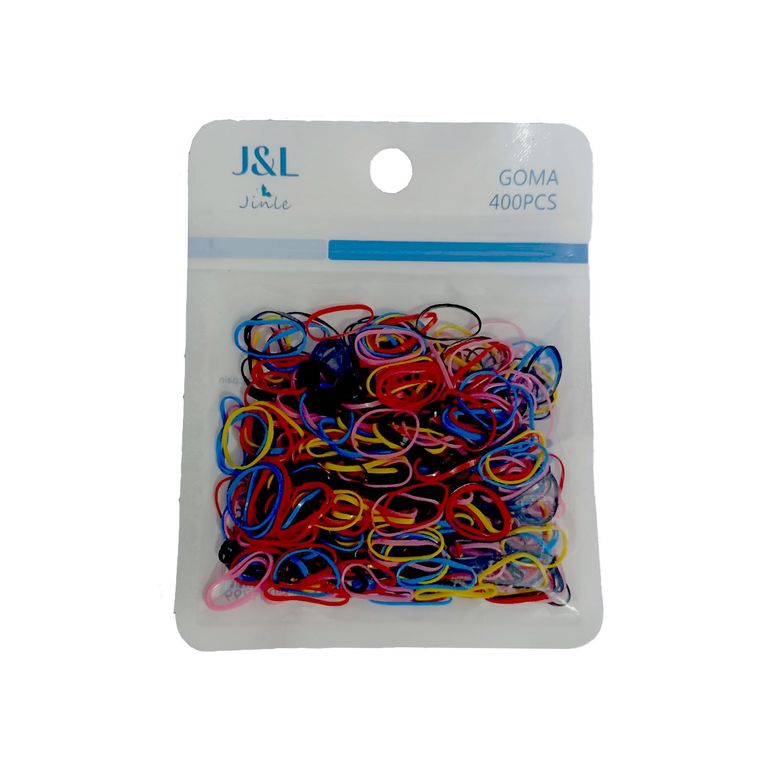 LIGAS PARA PEINADO MULTICOLOR PACK 3 UND