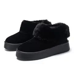 BLWOENS - Botas bajas de moda para Mujer -Negro