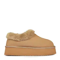 BATA - Pantuflas Babuchas Silvia Beige Mujer