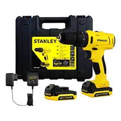 STANLEY - TALADRO INALAMBRICO PERCUTOR 12V ION LITIO 2 BAT 1 CAGADOR
