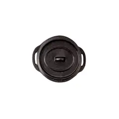 LUGANO - Cacerola mini hierro fundido 10 cm redonda con tapa -