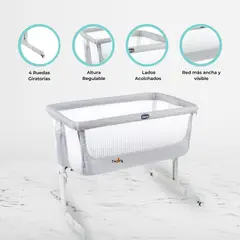 CHICCO - Cuna Co-Sleeping «NEXT2ME AIR STONE» Gray