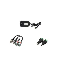 GENERICO - ACCESORIOS CAMARAS SEGURIDAD FUENTE 12V 2AMP PAR DC BALUN