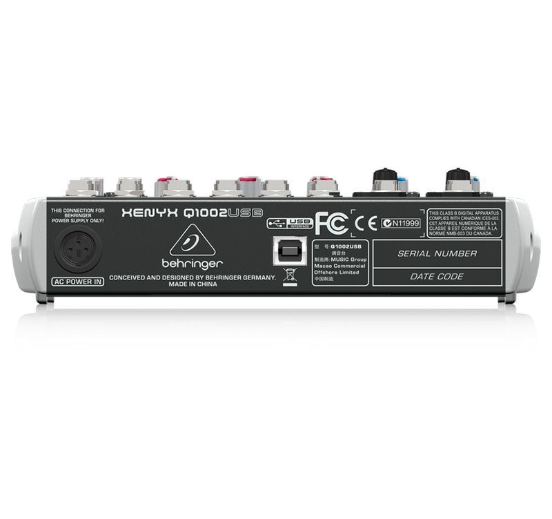 Mezclador Analoga Profesional Xenyx Q1002USB