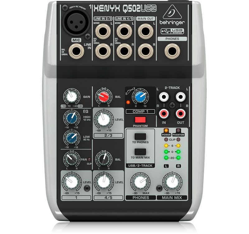 Mezclador Analoga Profesional Xenyx Q502USB