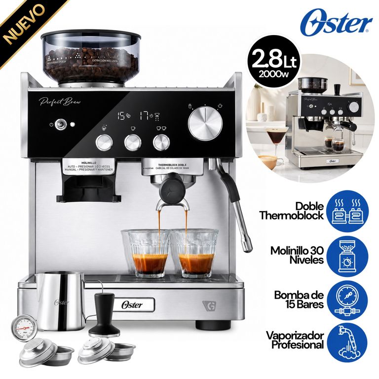 Cafetera para Espresso Perfect Brew BVSTEM7400