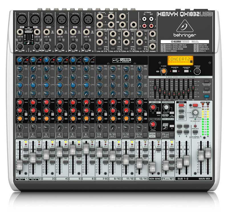 Mezclador Xenyx QX1832USB