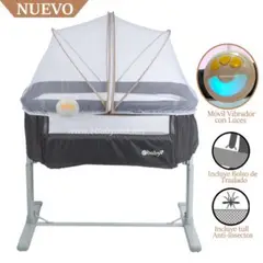 EBABY - Cuna Colecho Musical y Vibrador TAMI Beige