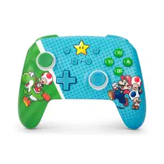 NINTENDO - Mando Pro Controller Super Mario Amigos Power A Switch
