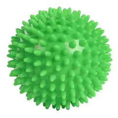 GENERICO - Pelota Erizo - Plástico Duro masajeador 7 cm - Verde