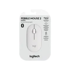 LOGITECH - MOUSE PEBBLE 2 M350S BLUETOOTH/WIRELESS WHITE