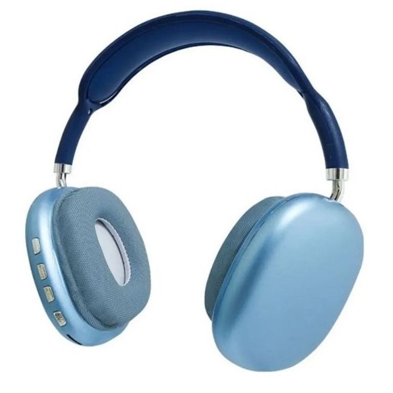 Audífonos bluetooth P9 Plus MAX Color Azul