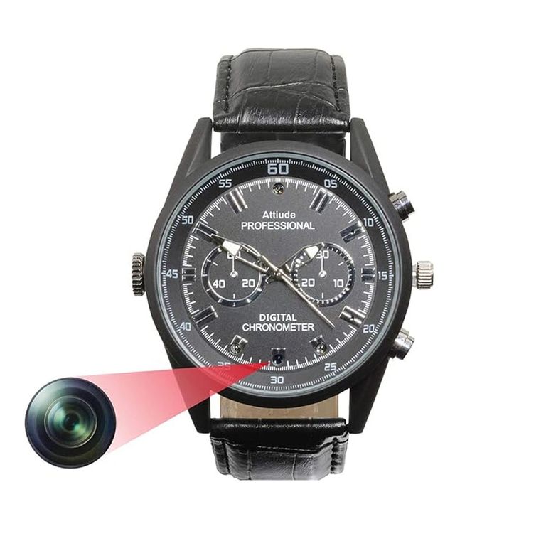 Cámara oculta KC02 reloj espía 32 GB visión nocturna 1080P