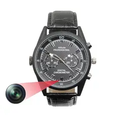 NEO DIGITAL - Cámara oculta KC02 reloj espía 32 GB visión nocturna 1080P