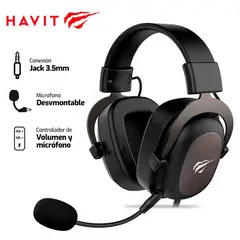 HAVIT - AUDIFONO H2002D 3.5 MM NEGRO
