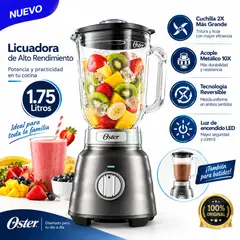 OSTER - Licuadora Pro Max Reversible BLSTPBRGR de 2 Caballos