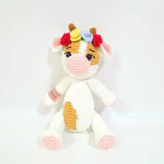 GENERICO - Vaca Blanquita Amigurumi