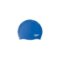 Speedo - Gorro Natación Junior Plain Moulded Silicone Cap azul