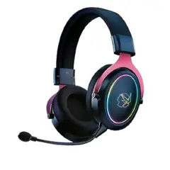 GENERICO - Auricular Vandrox Gamer Profesional Legend negro rojo Rgb