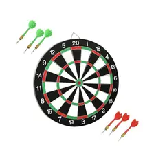 GENERICO - LanzaDardo De Madera Tiro Al Blanco Con 6 Dardos