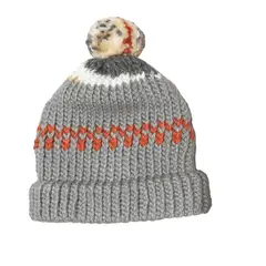 IDEAS PERFECTAS - Gorro Gris Ovejita Lana - Talla S/M
