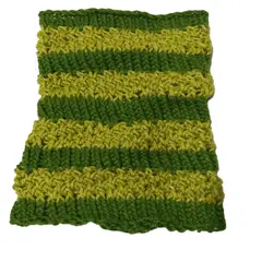 IDEAS PERFECTAS - Bufanda Bicolor Green Lana - Talla Única