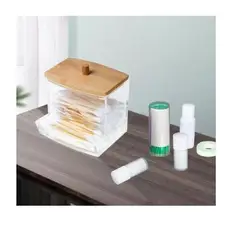 GENERICO - Organizador de Hisopos Acrílico Elegante