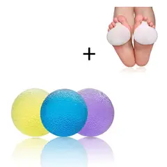 GENERICO - Terapia de manos Balón + Almohadilla Gel de Silicona