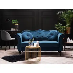 FORMAS HOME - Sofá 2 plazas Bodo Azul