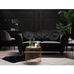 GENERICO - Sofá 2 plazas Bodo Negro