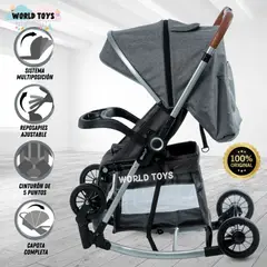 EBABY - Coche Mecedora de Lujo «EXUTOIRE» Gray