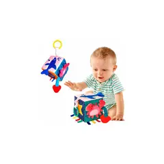 GENERICO - CUBO SENSORIAL DE TEXTURAS PARA BEBÉ