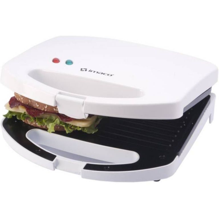 Sandwichera grill isg101 750w - blanco