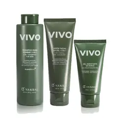 YANBAL - VIVO Set Shampoo con Gel Facial y Gel Hidratante