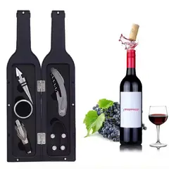 GENERICO - Abridor De Vinos Set De 5 Accesorios Completos - Elegantes