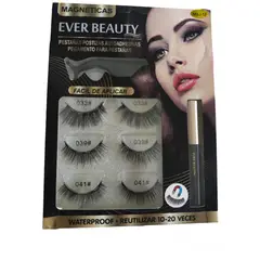 GENERICO - Pestañas Magneticas mas Pegamento - MSJ-12