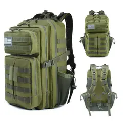 GENERICO - Mochila Militar Táctica 50L Multifuncional Camping - Verde