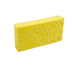GENERICO - Esponja Exfoliante Amarillo para Baño