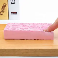 GENERICO - Esponja Exfoliante Rosa para Baño