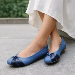 GENERICO - Balerinas Mujer Misshus Lady Azul acero