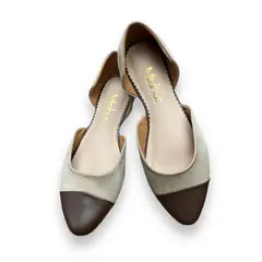 GENERICO - Balerinas Mujer Misshus Rina beige marrón