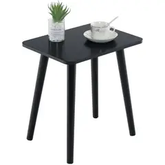 GENERICO - Mesa auxiliar modelo nordico color negro